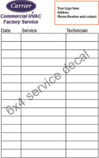 Picture of Service Decal